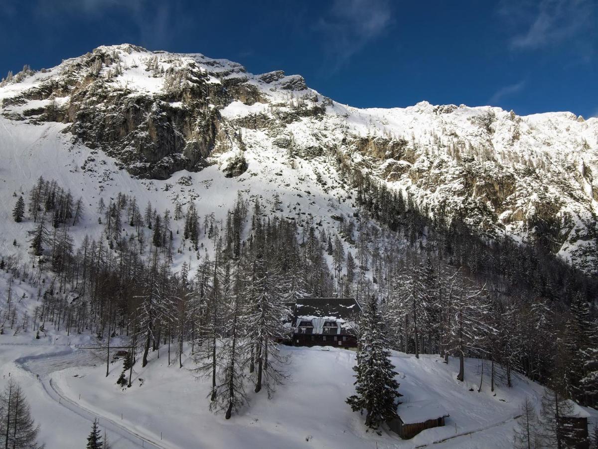 ホテル Erjavceva Mountain Hut At Vrsic Pass クランスカゴーラ エクステリア 写真