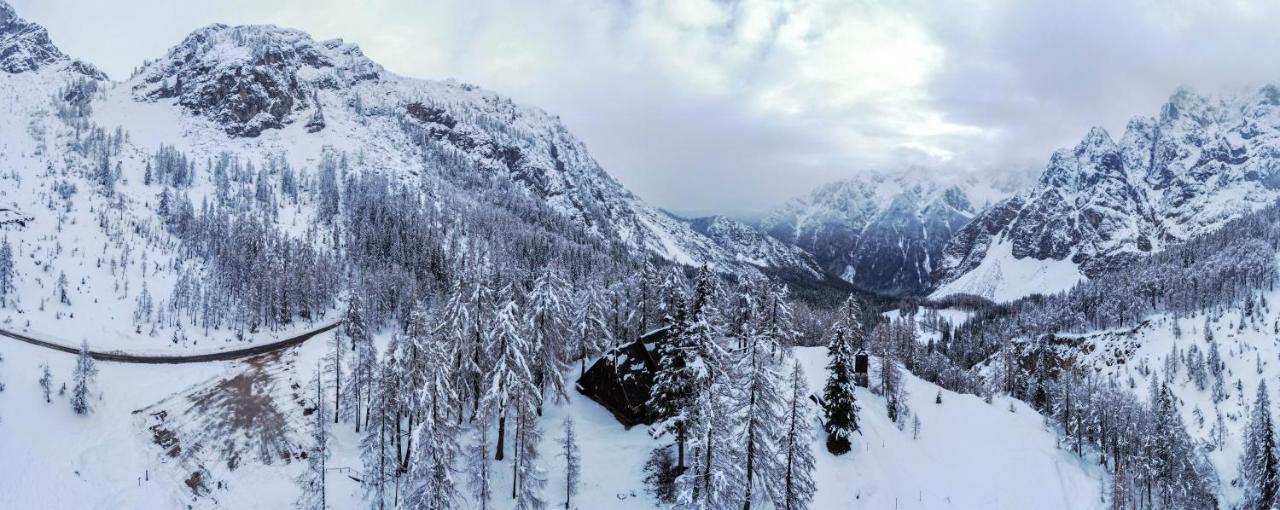 ホテル Erjavceva Mountain Hut At Vrsic Pass クランスカゴーラ エクステリア 写真