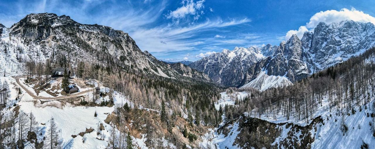 ホテル Erjavceva Mountain Hut At Vrsic Pass クランスカゴーラ エクステリア 写真